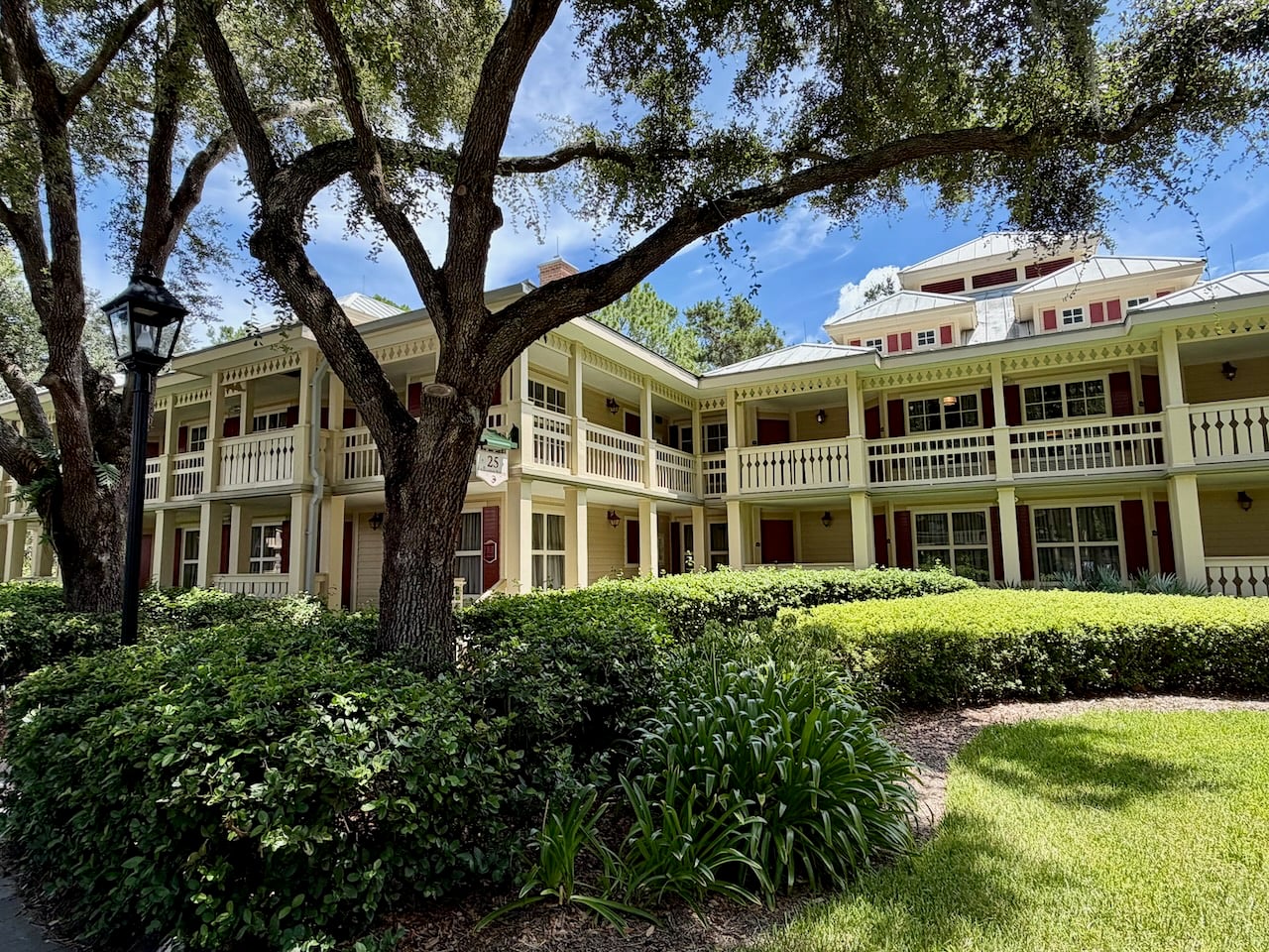 Alligator Bayou lodge buildings at Disney’s Port Orleans Resort – Riverside