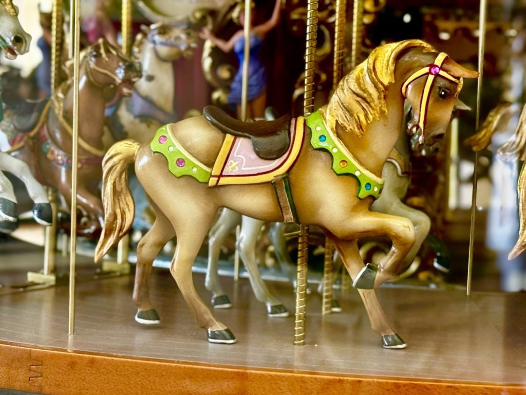 carousel miniature model_disneys boardwalk inn-chloe 2 | WDWINFO.COM A Closer Look at the Historic Carousel Inside Disney’s BoardWalk Inn carousel miniature model_disneys boardwalk inn-chloe 2