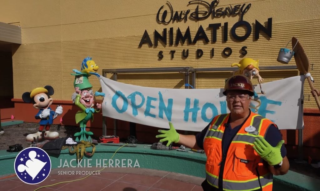 dhs walt disney animation studios open house sign - 2 | WDWINFO.COM NEW ‘Open House’ Sign Arrives at Disney’s Hollywood Studios dhs walt disney animation studios open house sign - 2