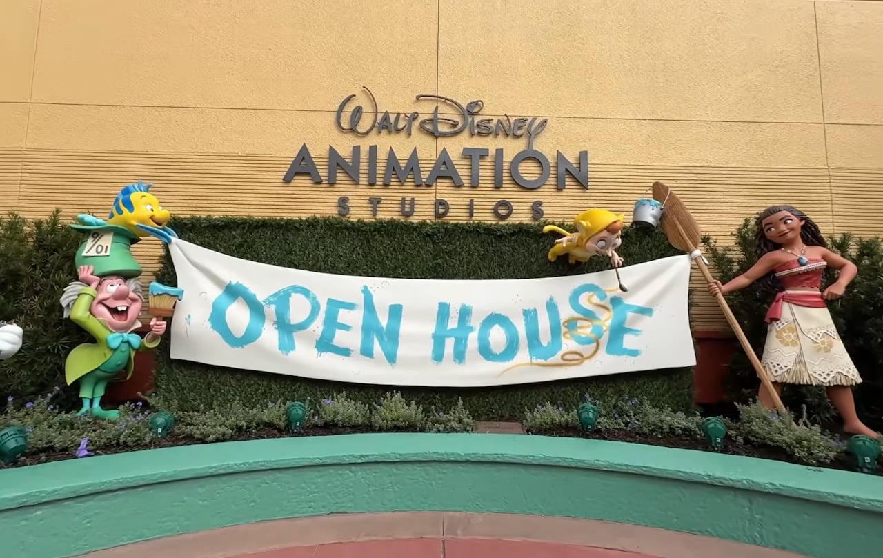 NEW ‘Open House’ Sign Arrives at Disney’s Hollywood Studios dhs walt disney animation studios open house sign - 4