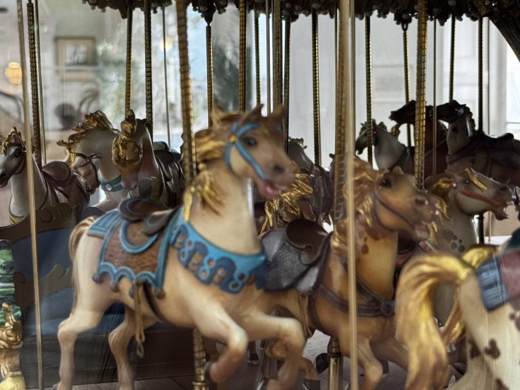 disneys boardwalk mini carousel-2026-chloe 14 | WDWINFO.COM A Closer Look at the Historic Carousel Inside Disney’s BoardWalk Inn disneys boardwalk mini carousel-2026-chloe 14
