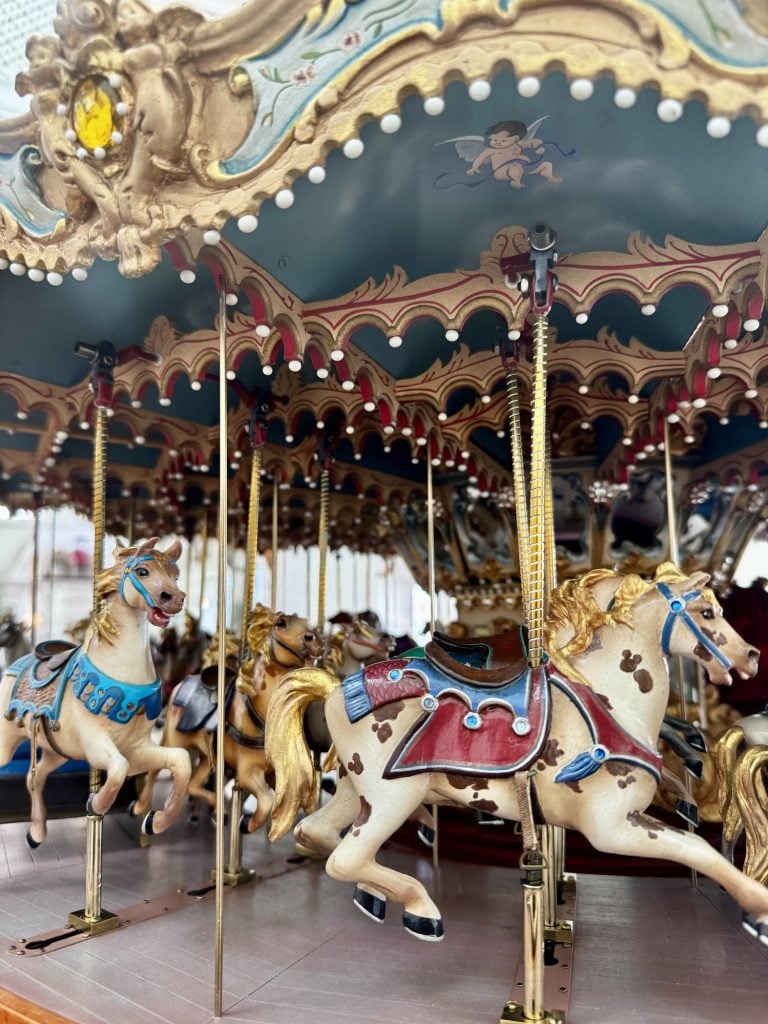 disneys boardwalk mini carousel-2026-chloe 17 | WDWINFO.COM A Closer Look at the Historic Carousel Inside Disney’s BoardWalk Inn disneys boardwalk mini carousel-2026-chloe 17