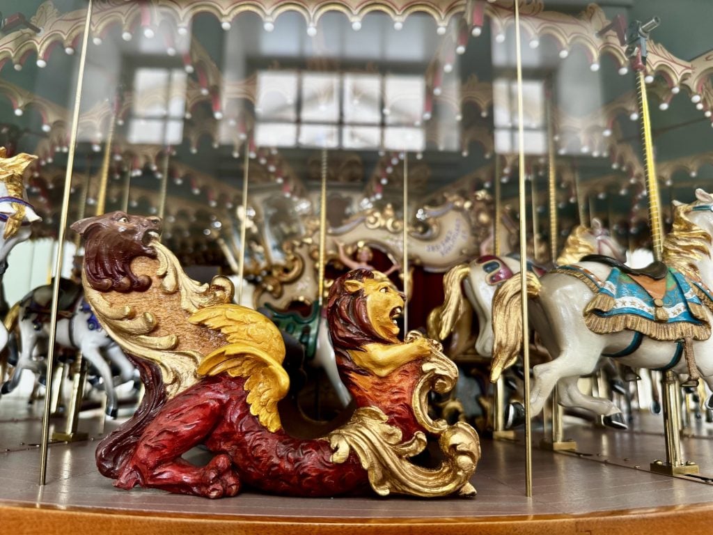 disneys boardwalk mini carousel-2026-chloe 6 | WDWINFO.COM A Closer Look at the Historic Carousel Inside Disney’s BoardWalk Inn disneys boardwalk mini carousel-2026-chloe 6