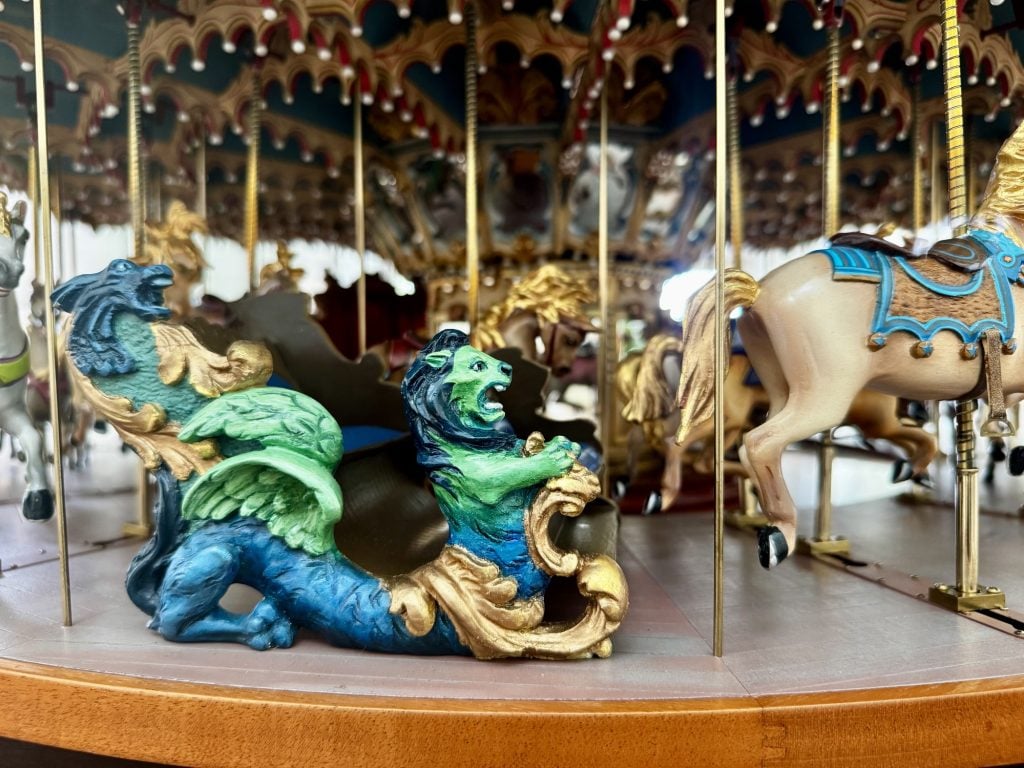 disneys boardwalk mini carousel-2026-chloe 8 | WDWINFO.COM A Closer Look at the Historic Carousel Inside Disney’s BoardWalk Inn disneys boardwalk mini carousel-2026-chloe 8