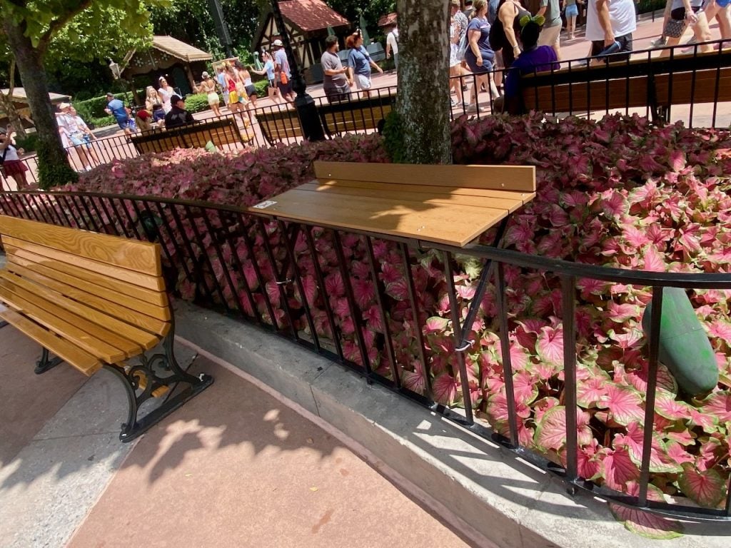 epcot tables trash cans - 6 | WDWINFO.COM EPCOT Has a New Solution to Its Trash Can Table Problem epcot tables trash cans - 6