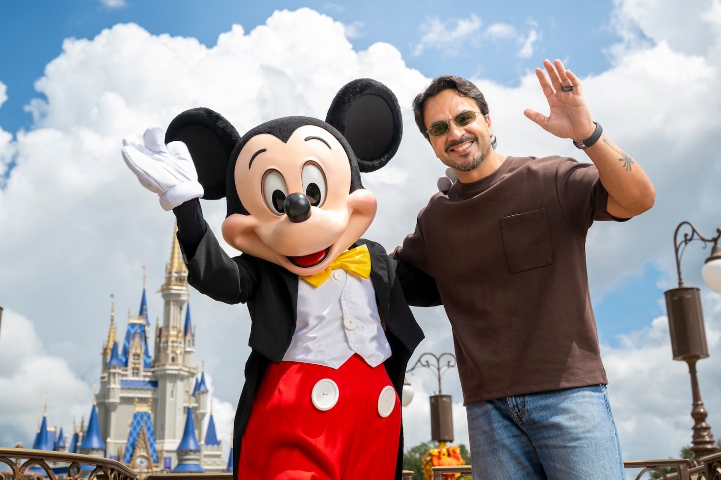 Luis Fonsi Celebrates Hispanic Heritage Month at Disney World