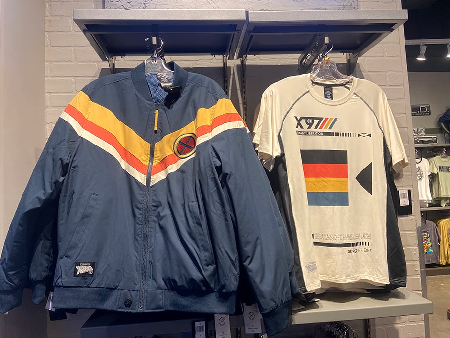 Bomberjacketandtee | WDWINFO.COM All of the NEW ‘X-Men’97’ Merch at Disney Springs Bomberjacketandtee 'X-Men 97' Bomber Jacket and Graphic Tee'X-Men 97' Bomber Jacket and Graphic Tee