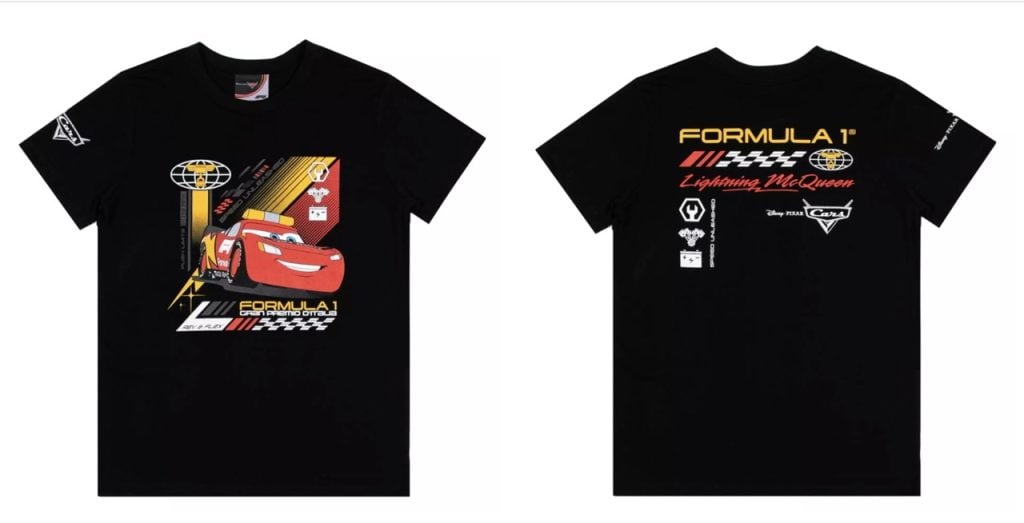 Cars F1 Black Large | WDWINFO.COM New Disney and Pixar’s Cars with Formula 1 Merchandise Cars F1 Black Large