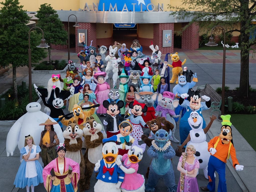 60 Disney Characters Celebrate a BIG Hollywood Studios Opening CharacterGroupPhoto_TheMagicofDisneyAnimation_header