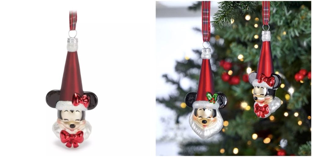 Disney Ornamanet Minnie Large | WDWINFO.COM New Disney Merch: Glass Christmas Ornaments & More Disney Ornamanet Minnie Large