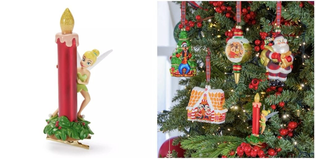 Disney Ornamanet Tink Large | WDWINFO.COM New Disney Merch: Glass Christmas Ornaments & More Disney Ornamanet Tink Large