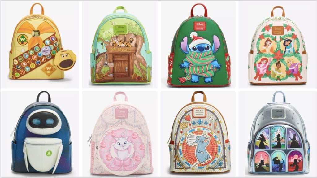 New Disney x Loungefly Drop for BoxLunch & Hot Topic Disney loungefly Header Large
