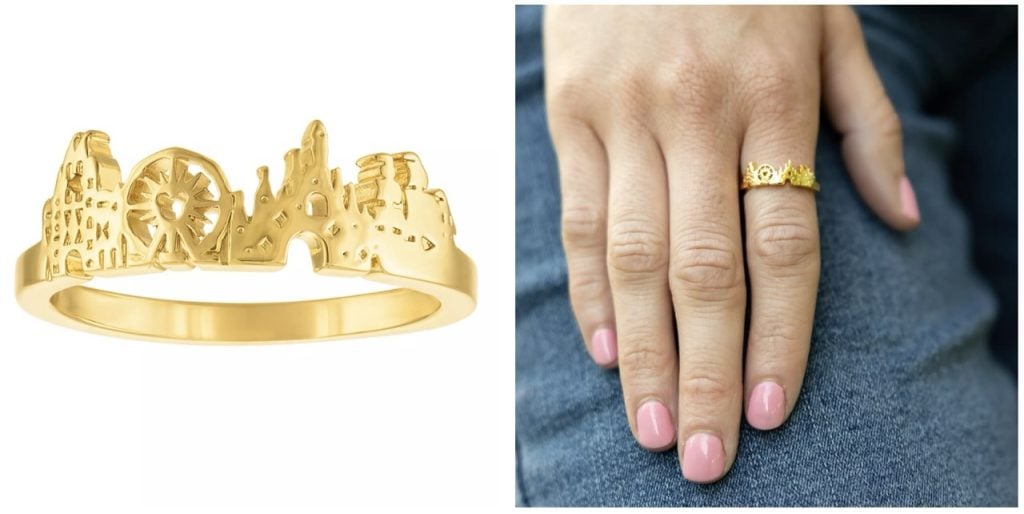 Disney merch Gold Large | WDWINFO.COM New Disney Merch: Disneyland ‘D’ Collection Arrives Disney merch Gold Large