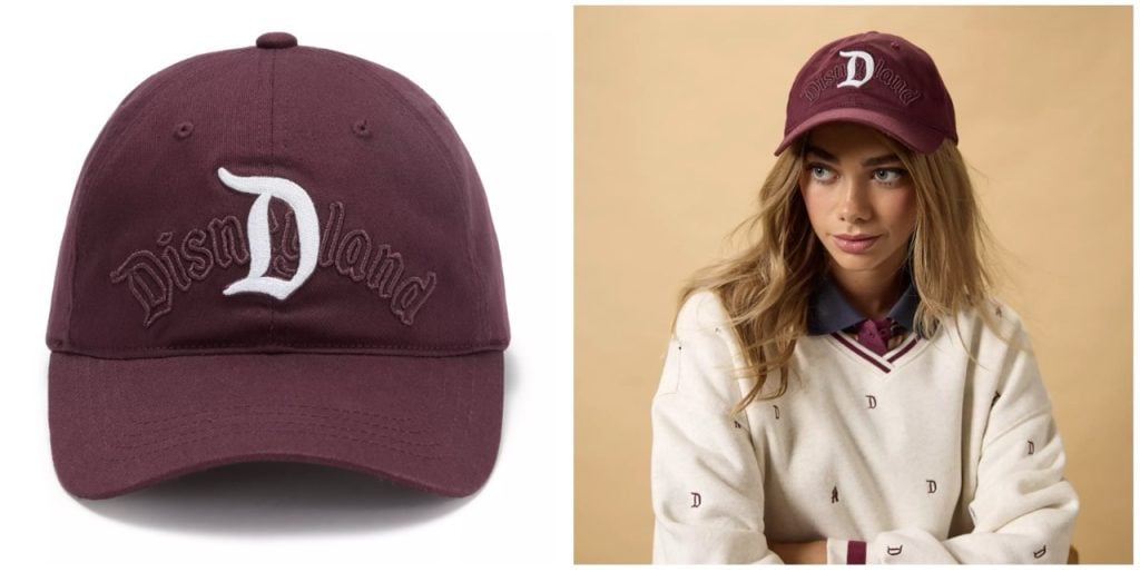 Disney merch Maroon Hat Large | WDWINFO.COM New Disney Merch: Disneyland ‘D’ Collection Arrives Disney merch Maroon Hat Large