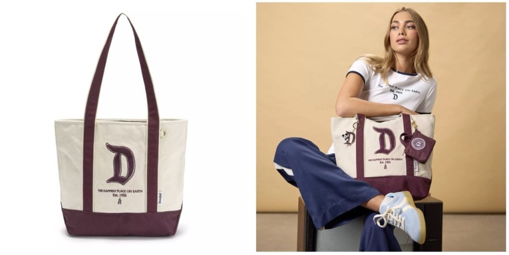 Disney merch Tote Large | WDWINFO.COM New Disney Merch: Disneyland ‘D’ Collection Arrives Disney merch Tote Large