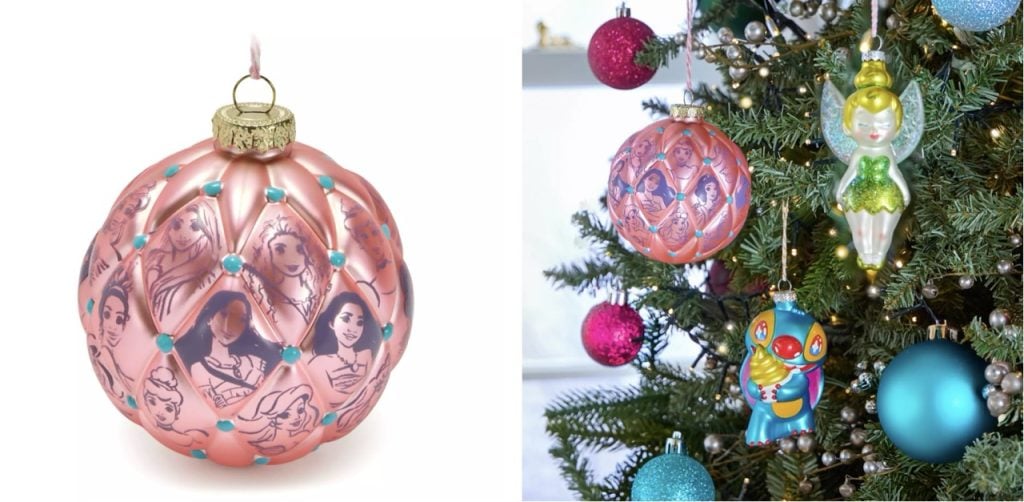 Glass Ornament Princess Large | WDWINFO.COM New Glass Disney Ornaments for Your Holiday Decorating Glass Ornament Princess Large