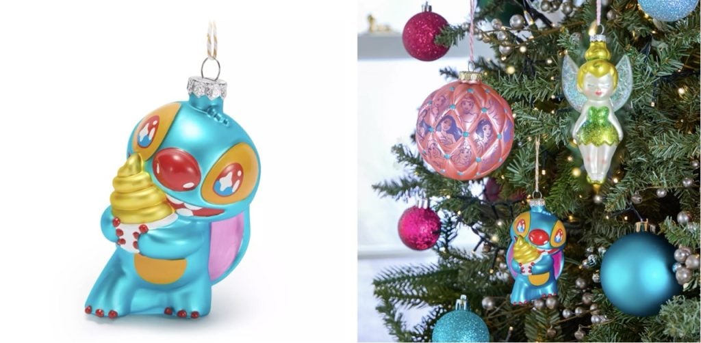 Glass Ornament Stitch Large | WDWINFO.COM New Glass Disney Ornaments for Your Holiday Decorating Glass Ornament Stitch Large