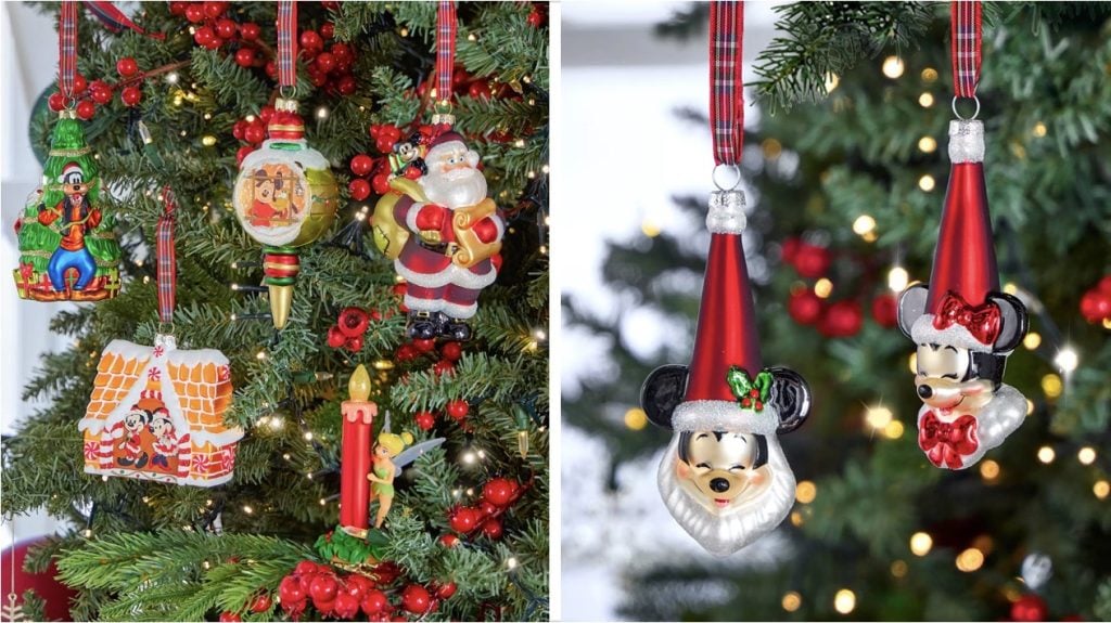 New Disney Merch: Glass Christmas Ornaments & More Header Large