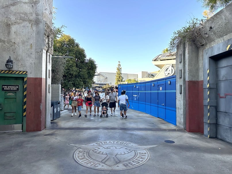 IMG_0068 | WDWINFO.COM Disneyland Has 3 New Updates Guests Will Want to See IMG_0068 avengers campus pathway