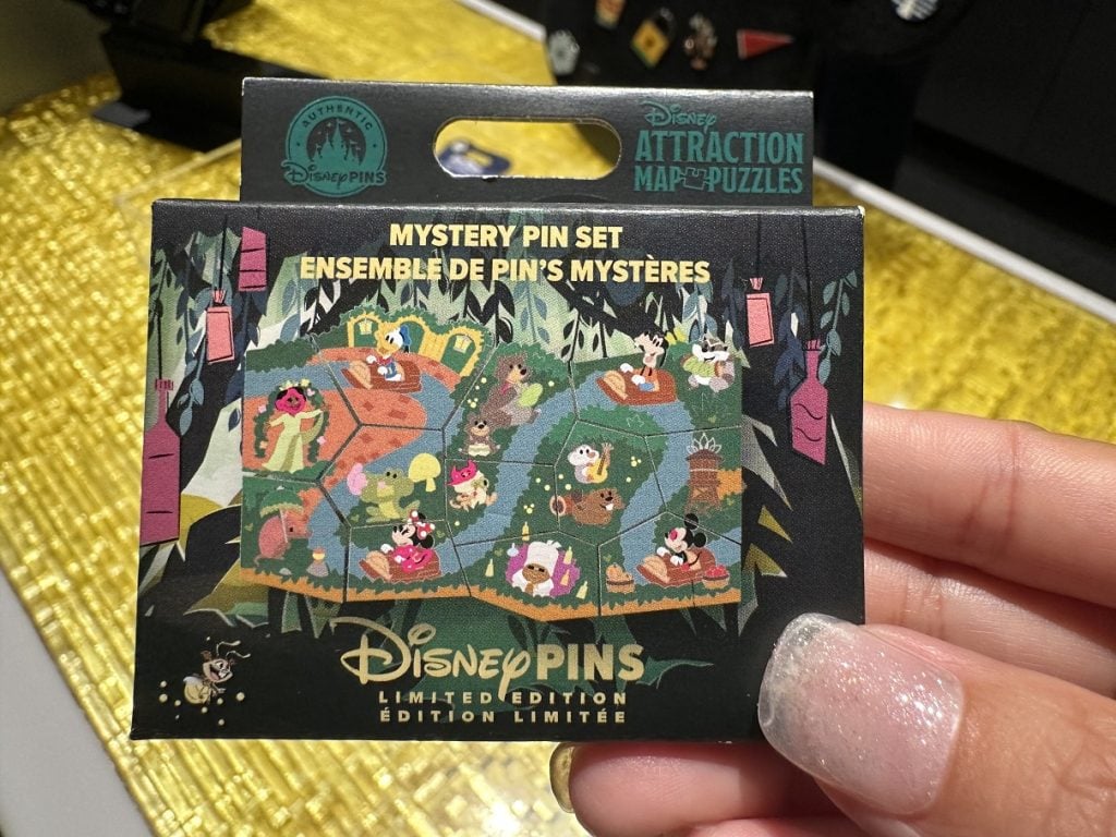IMG_2476 | WDWINFO.COM New Disneyland Pins Arrive at Disneyland This September IMG_2476 Tiana’s Bayou Adventure Attraction Map Puzzle