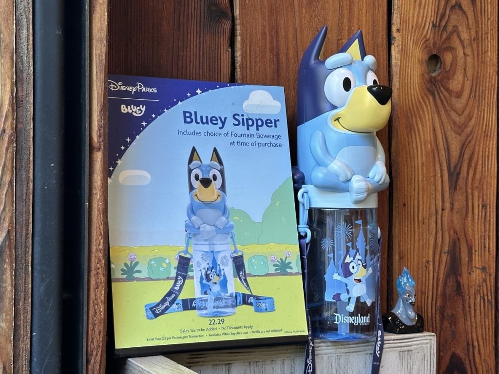 IMG_2951 | WDWINFO.COM Bluey’s Best Day Ever! Gets a New Disneyland Schedule IMG_2951 Bluey Sipper