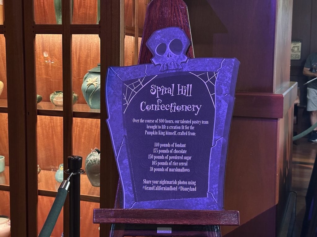 IMG_3233 | WDWINFO.COM New Nightmare Before Christmas Display at Grand Californian IMG_3233 Nightmare Before Christmas