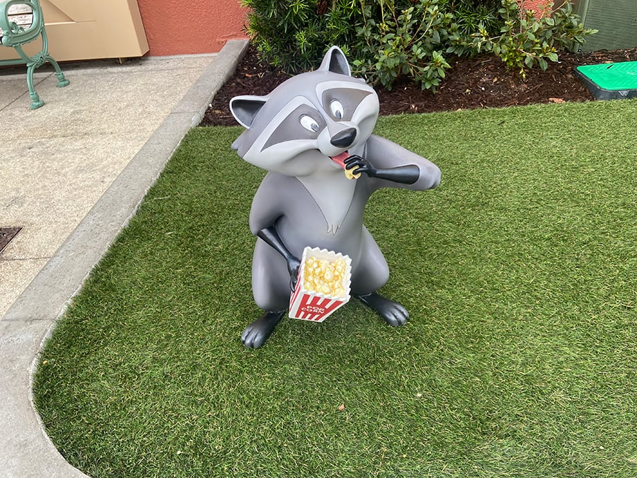 Meeko | WDWINFO.COM All of the NEW Critters in Animation Courtyard Meeko