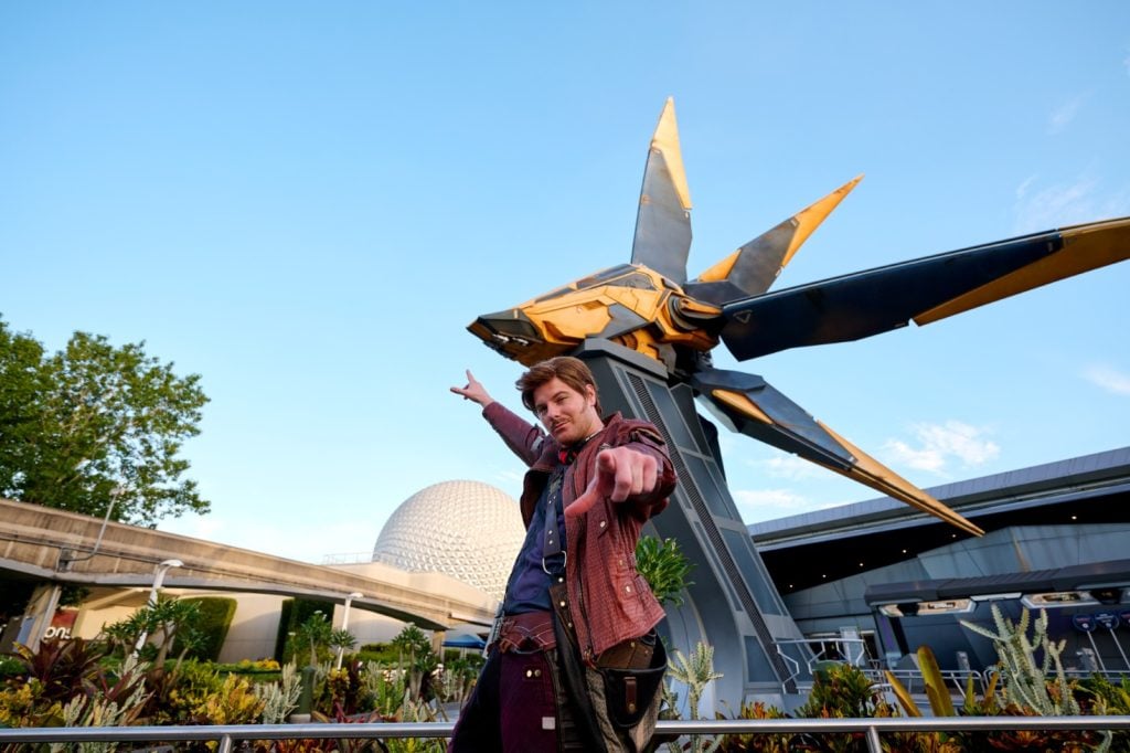 Star-Lord-Guardians | WDWINFO.COM Guardians of the Galaxy: Cosmic Rewind Guarantees ‘September’ All Day Sept. 21 Star-Lord-Guardians
