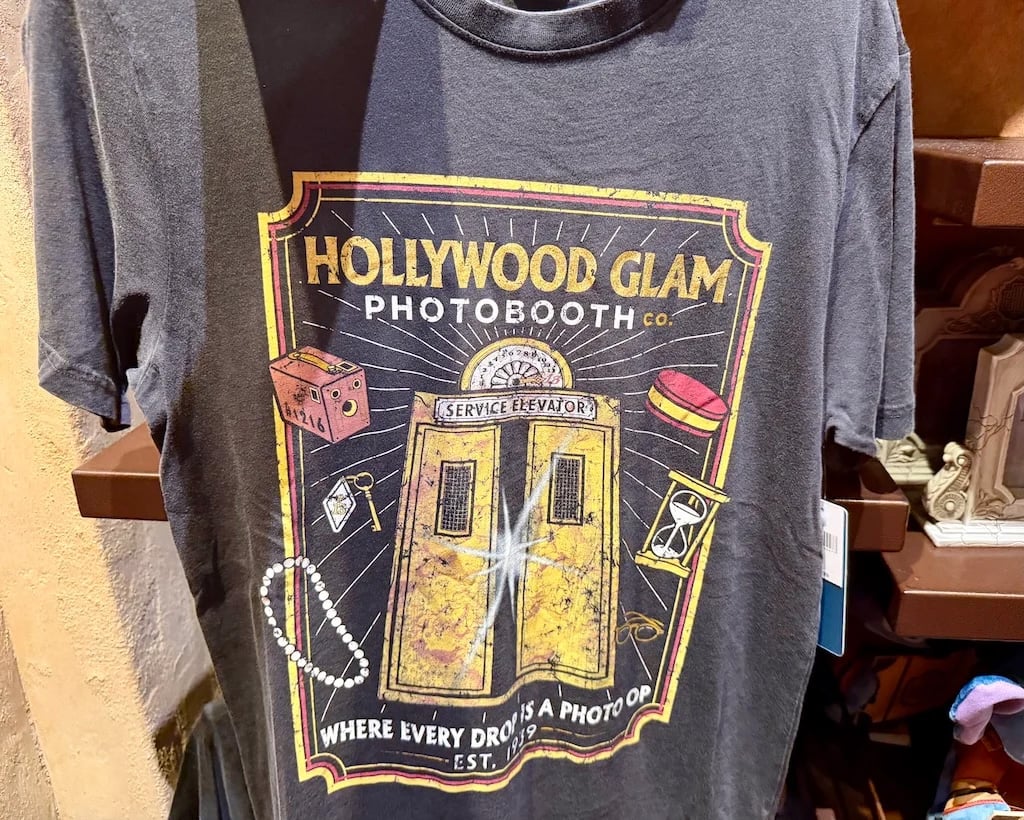 Hollywood Glam Photo booth Where every drop is a photo op T-Shirt