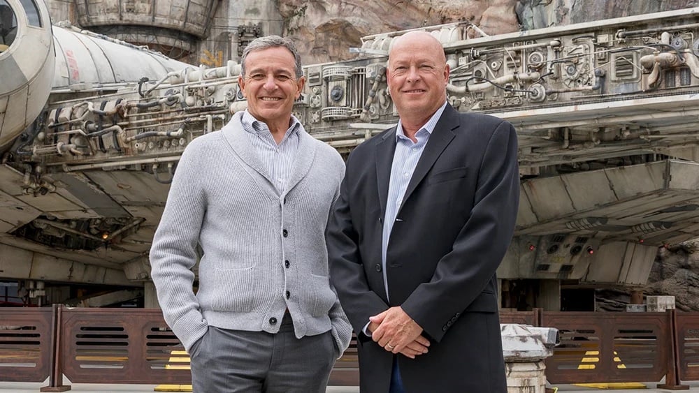 The Former Disney CEO Drama Is Exactly What Disney Fans Are Tired Of bob-iger-and-bob-chapek-disney-2