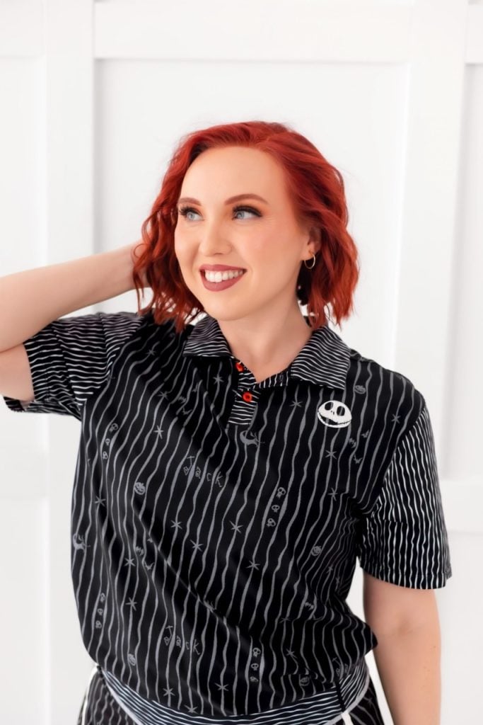 disney crowned athletics halloween merch - 11 | WDWINFO.COM NEW Disney Halloween Activewear Features Jack, Sally & Cruella disney crowned athletics halloween merch - 11
