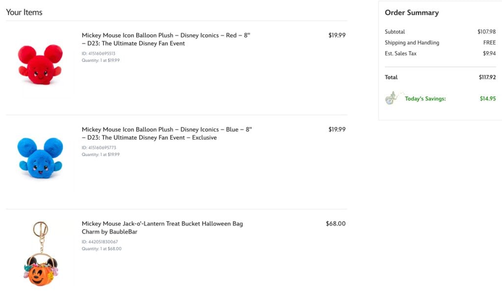 disney-store-baublebar-order | WDWINFO.COM The Bag Charm Costs More Than the Bag Did, But I Still Bought It! disney-store-baublebar-order