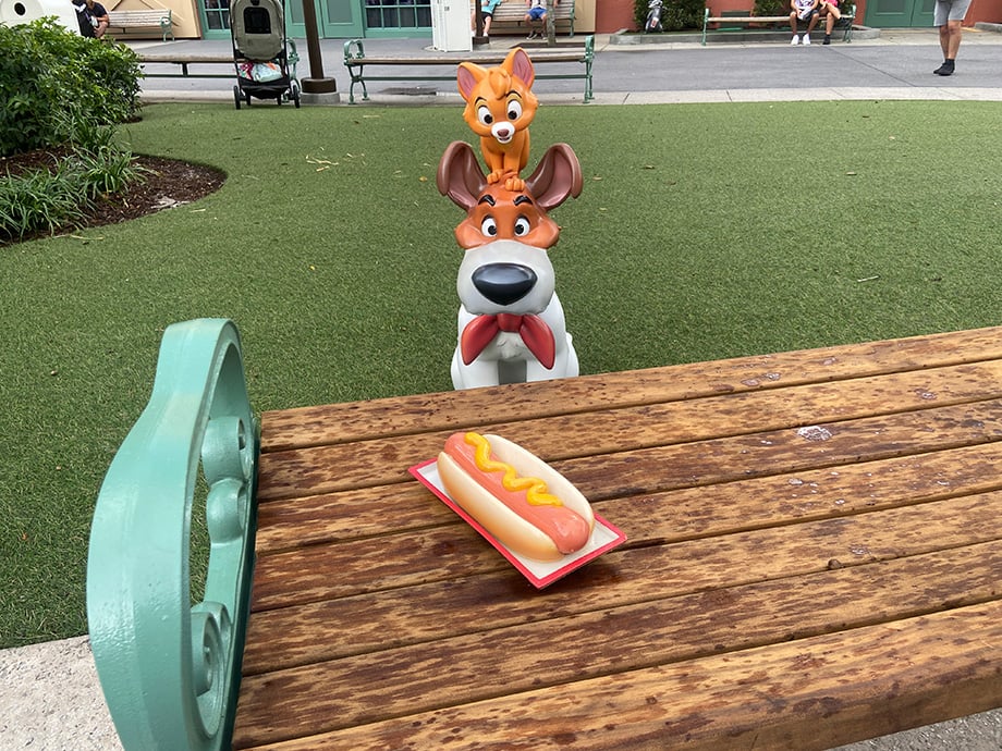 dodger and oliver | WDWINFO.COM All of the NEW Critters in Animation Courtyard dodger and oliver