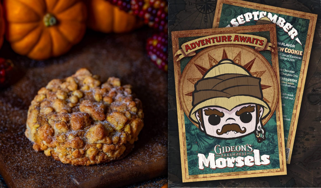 NEW Gideon’s Bakehouse September Flavors & Merch Feature a Joe Rohde-Coded Character gideons bakehouse sept header