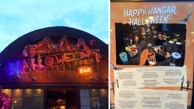The Hangar Bar Becomes The Halloween Bar- With a Special Menu! hangarbarfeature