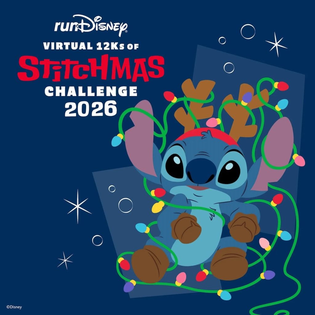 runDisney 2026 virtual 12ks of christmas - 4 | WDWINFO.COM Stitch Crashes the 2026 runDisney Virtual 12Ks of Christmas runDisney 2026 virtual 12ks of christmas - 4