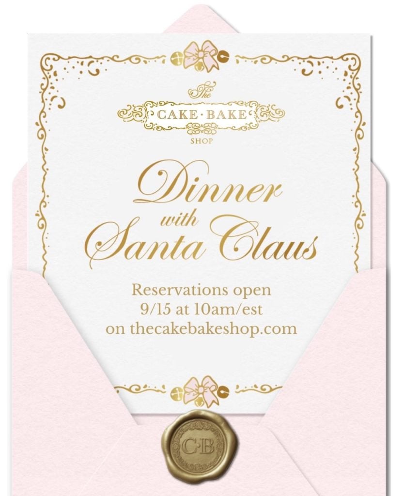 the cake bake shop santa - 4 | WDWINFO.COM Dinner With Santa Returns to Disney’s BoardWalk for 2026 the cake bake shop santa - 4