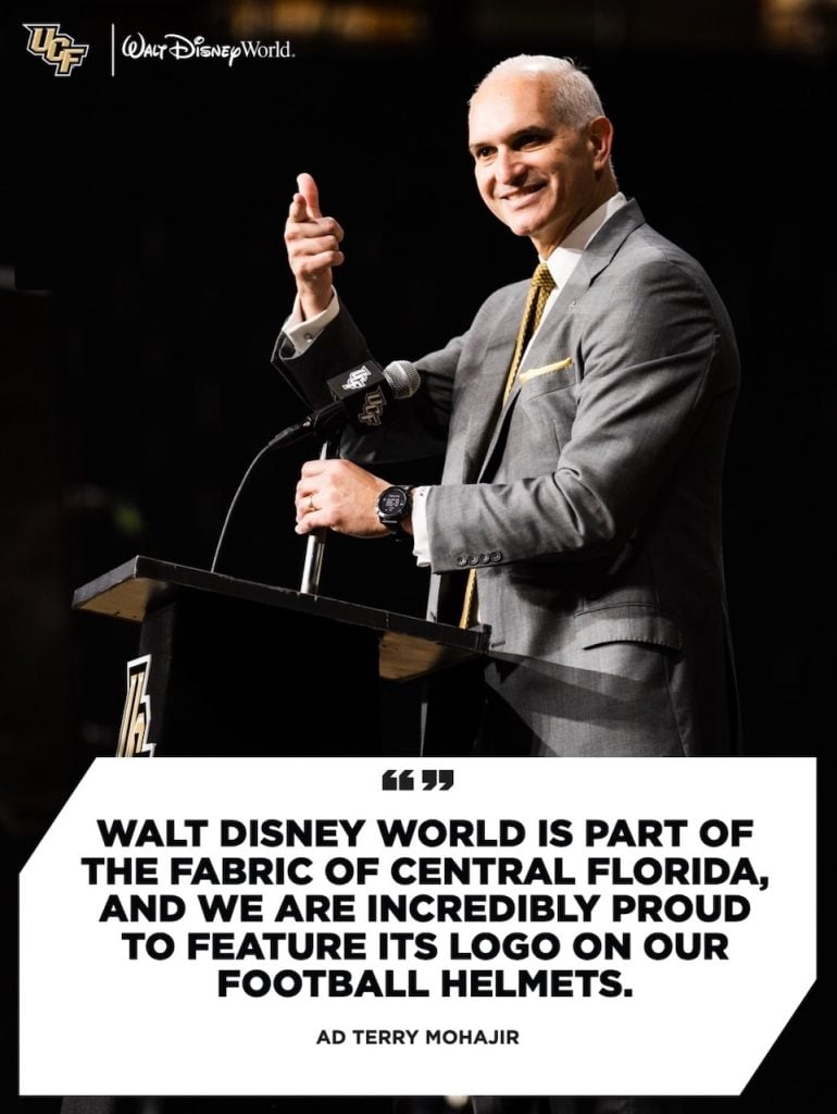 walt disney world x ucf knights sponsorship - 2 | WDWINFO.COM Walt Disney World Teams Up With UCF Football in NEW Sponsorship walt disney world x ucf knights sponsorship - 2