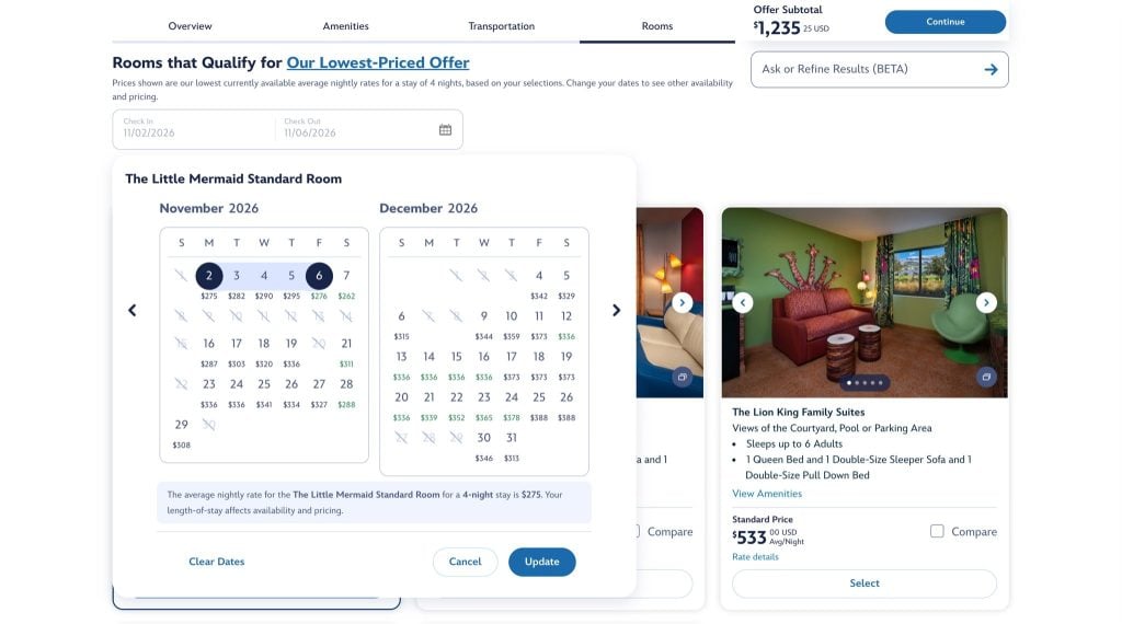 wdw-beta-planning-test-04 | WDWINFO.COM Disney World Testing NEW AI-Powered Vacation Planning Tools wdw-beta-planning-test-04