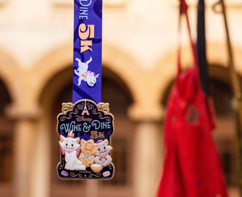 wine and dine 5k medal - aristocats | WDWINFO.COM What’s New at Walt Disney World in October 2026 wine and dine 5k medal - aristocats