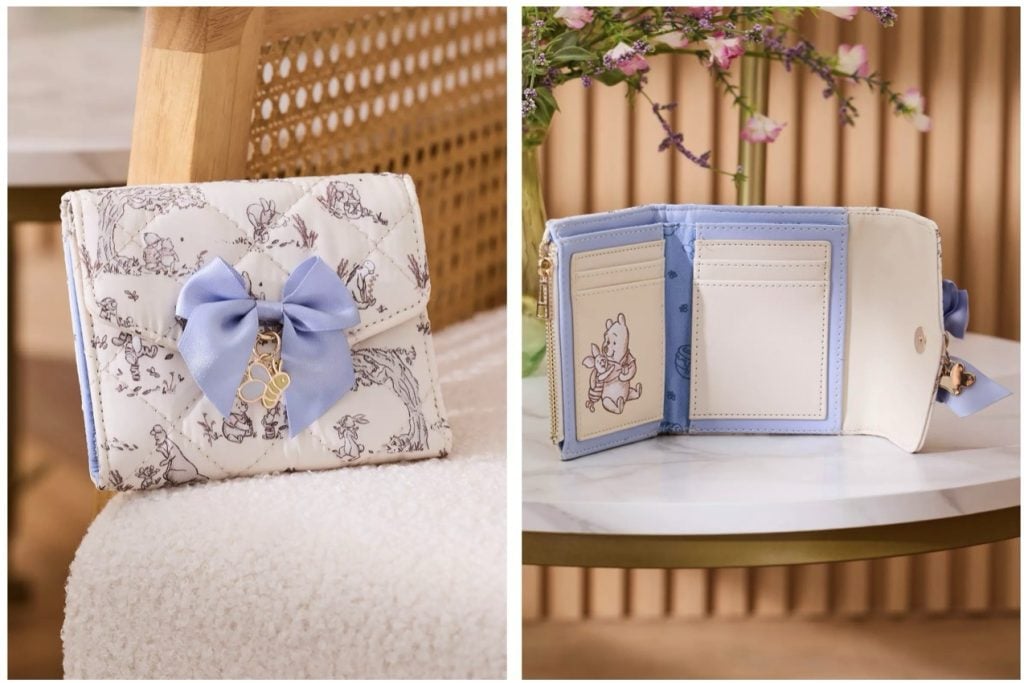 Disney Blue Wallet Large | WDWINFO.COM New Disney Accessory Drop Exclusive to Box Lunch Disney Blue Wallet Large