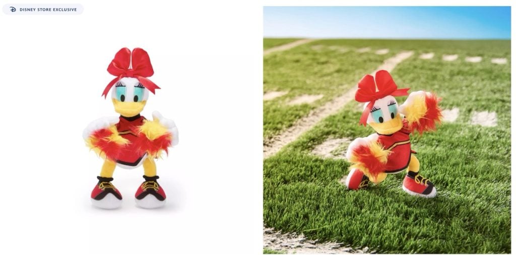 Disney Football Plush Daisy Large | WDWINFO.COM New Disney Football Plush Mini Bean Bag Characters Disney Football Plush Daisy Large