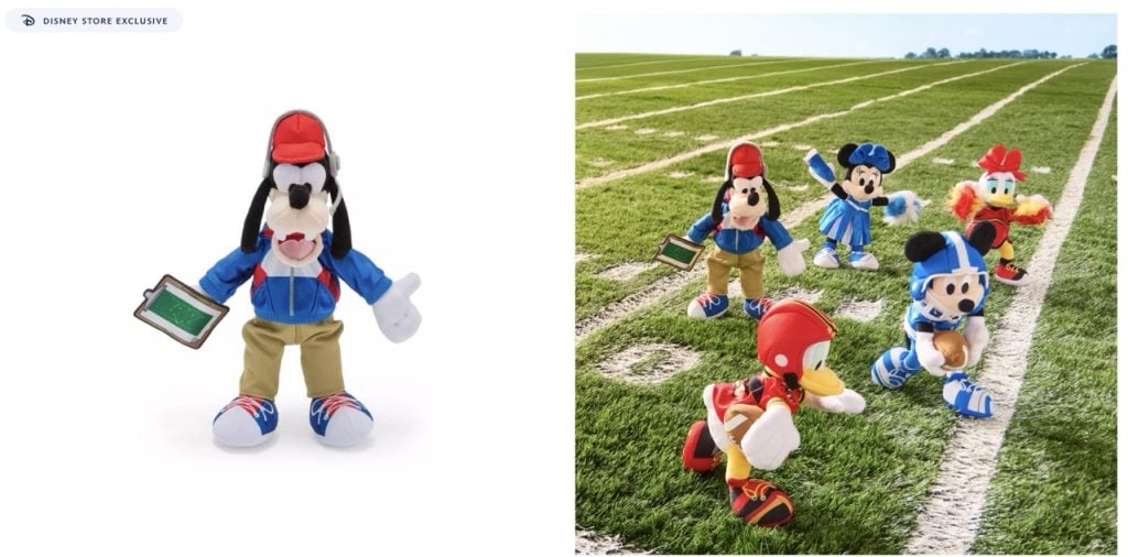 Disney Football Plush Goofy Large | WDWINFO.COM New Disney Football Plush Mini Bean Bag Characters Disney Football Plush Goofy Large