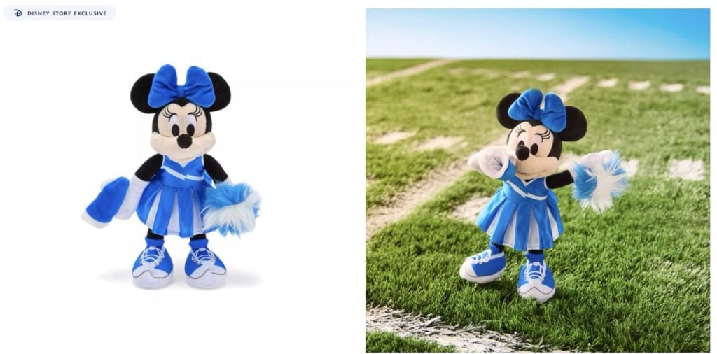 Disney Football Plush Minnie Large | WDWINFO.COM New Disney Football Plush Mini Bean Bag Characters Disney Football Plush Minnie Large