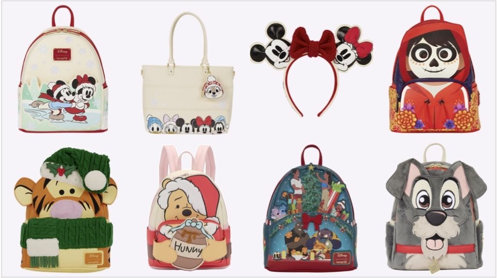 The Unmissable New Loungefly x Disney Holiday Drop Disney Loungefly Header Large
