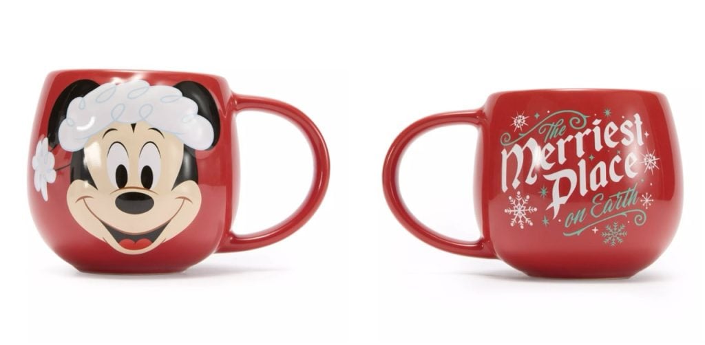 Disney New Apparel and Homewares Red Mug Large | WDWINFO.COM New Holiday Disney Merch: Homewares & Apparel Disney New Apparel and Homewares Red Mug Large