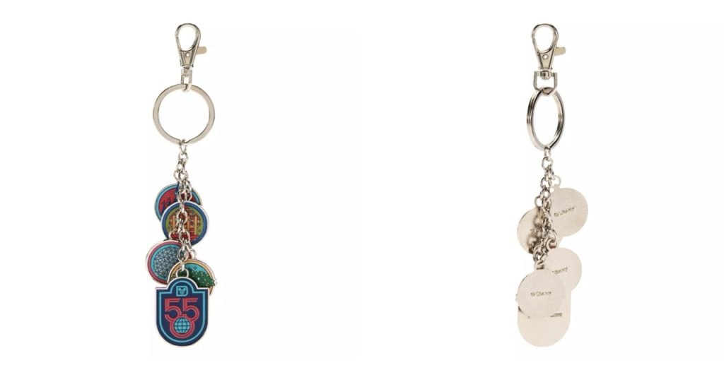 Disney World 55th Merch Keyring Large | WDWINFO.COM Walt Disney World’s 55th Anniversary Collection Available Now! Disney World 55th Merch Keyring Large