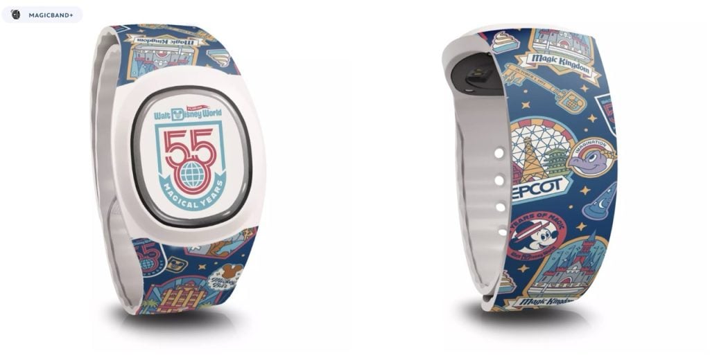 Disney World 55th Merch Magic Band Large | WDWINFO.COM Walt Disney World’s 55th Anniversary Collection Available Now! Disney World 55th Merch Magic Band Large