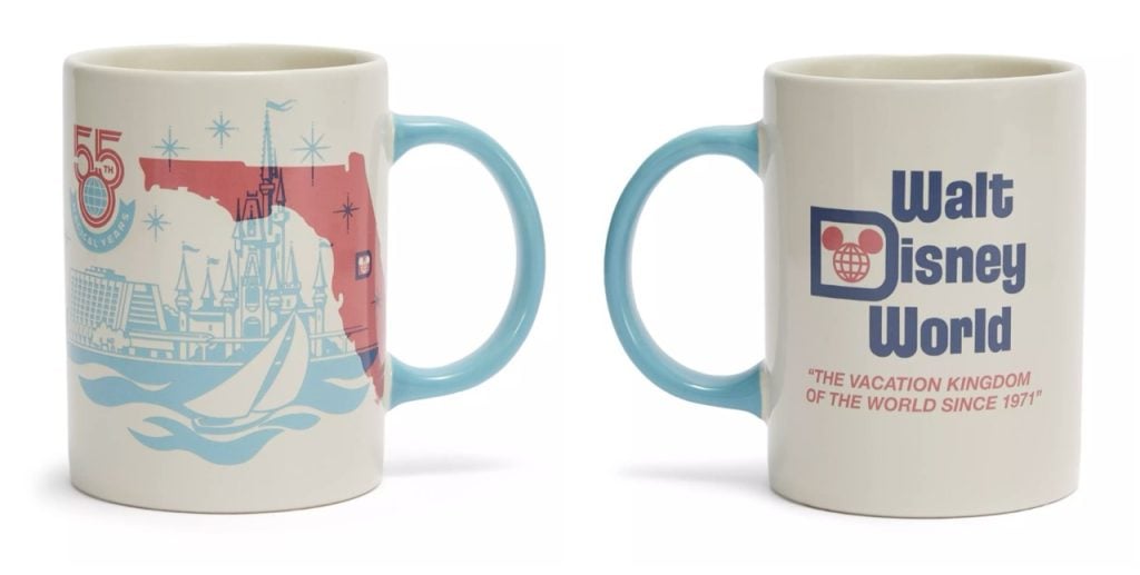 Disney World 55th Merch Mug Large | WDWINFO.COM Walt Disney World’s 55th Anniversary Collection Available Now! Disney World 55th Merch Mug Large