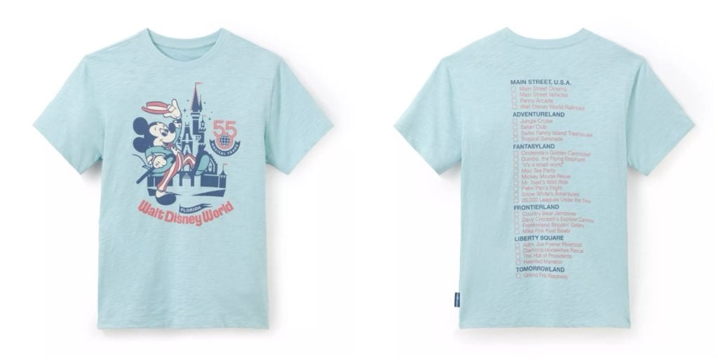 Disney World 55th Merch T Shirt Large | WDWINFO.COM Walt Disney World’s 55th Anniversary Collection Available Now! Disney World 55th Merch T Shirt Large